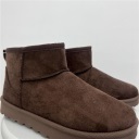 stivaletti in simil camoscio platform